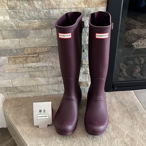 Hunter rain boots size US womens 7